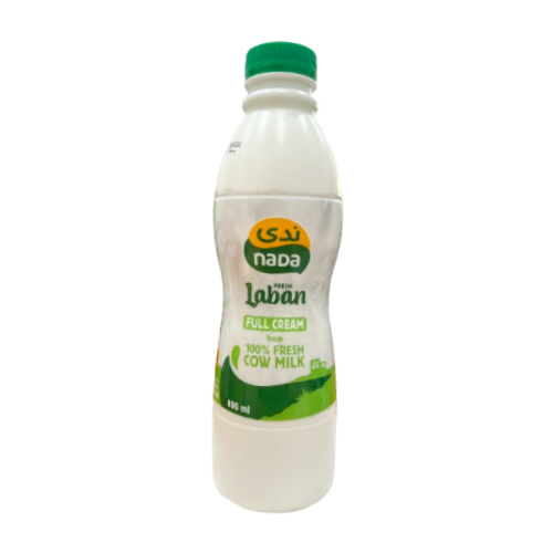 لبن طازج كامل الدسم 800مل ندى